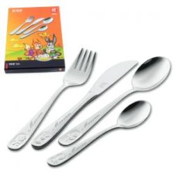 Couverts pour enfants avec gravure du nom