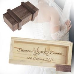 Bo�te QI magique � gravure tourtereaux 