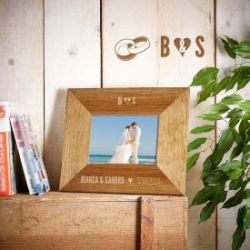 Cadre photo personnalis� pour le mariage