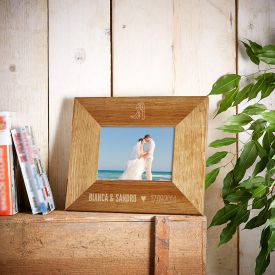 Cadre photo personnalis� pour le mariage - Silhouette