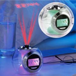 R�veil projecteur avec sons de la nature � boule spatiale 