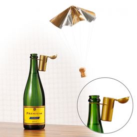 Parachute pour bouchon de champagne