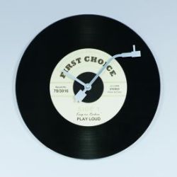 Horloge � Disque vinyle 