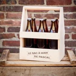 Porte-bouteille avec gravure - Sac � main pour hommes