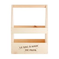 Porte-bouteille avec gravure - Le sac � main de papa