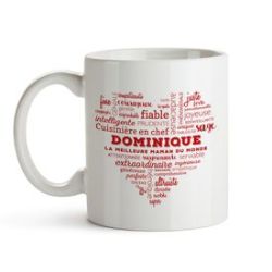 Tasse personnalis�e pour Maman - C�ur de mots