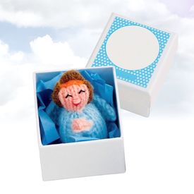 Kleiner Schutzengel - handgefertigter Talisman blau