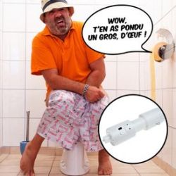 Rouleau de papier toilette parlant