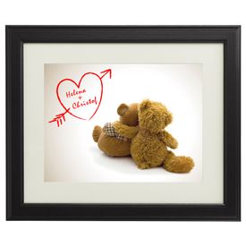 Brenbild mit Herz - personalisiert