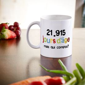 Geburtstagstasse - Alter in Tagen