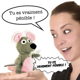 Peluche souris  parlante 