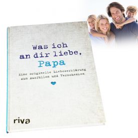 Buch zum Ausfllen - Was ich an Dir liebe Papa