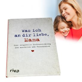 Buch zum Ausfllen - Was ich an Dir liebe Mama