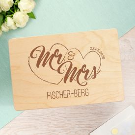 Memory Box - Mr and Mrs