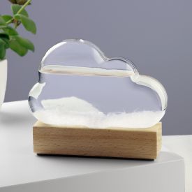 Sturmglas zur Wettervorhersage - Wolke