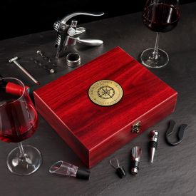 Wein Sommelier Set mit Kompass Gravur