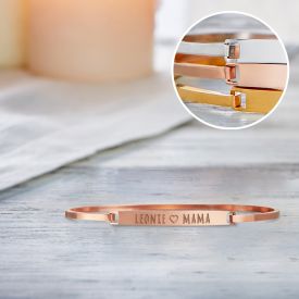 Armreif mit Gravur - Mama Name