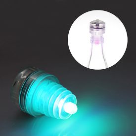 Bouchon de bouteille lumineux LED multicolore