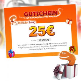 Geschenk Gutschein 25 Euro