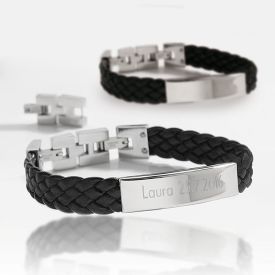 Gravurarmband geflochten