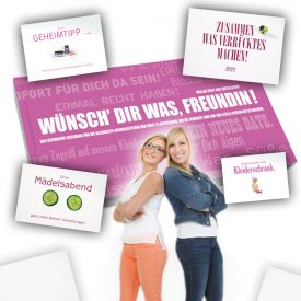 Gutscheinbuch fr beste Freundin - Wnsch Dir was