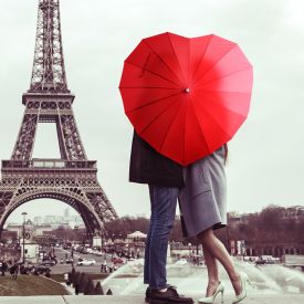 Herz Regenschirm fr Paare
