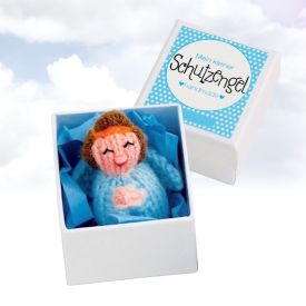 Kleiner Schutzengel - handgefertigter Talisman blau