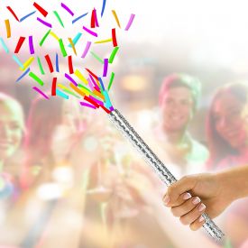 Konfettikanone - 10er Set