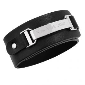 Lederarmband mit Gravur