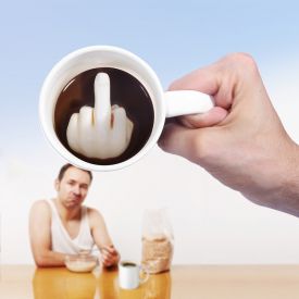 Mittelfinger Tasse