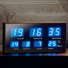 Rveil multifonctionnel avec LEDs bleues