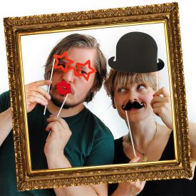 Party Photo Booth - 17 teiliges Set