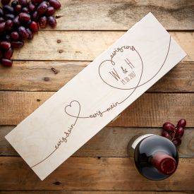 Personalisierte Weinkiste - Ewig Dein