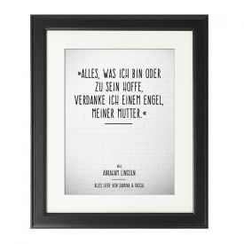 Personalisiertes Bild - Ich verdanke Mama alles