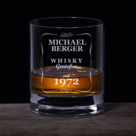 Personalisiertes Whiskyglas - Klassisch