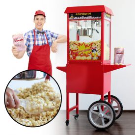 Popcornmaschine mit Wagen - Premium Edition