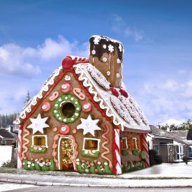 Riesen Lebkuchenhaus - Eigenheim zum Selberbacken