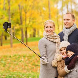 Selfie Stick - Ausziehbare Handyhalterung bis 60 cm