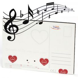 Sprechende Liebes Postkarte