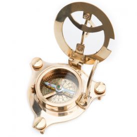 Taschen-Sonnenuhr mit Kompass