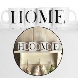 Tasse - Buchstaben Home