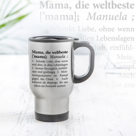 Thermobecher personalisiert - Definition Weltbeste Mama