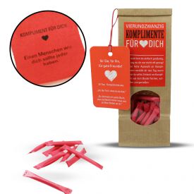 berraschungs-Liebeslose 24 Komplimente