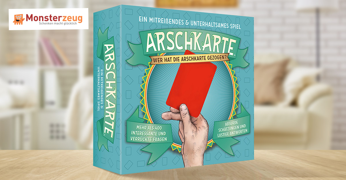 Kartenspiel Arschkarte mit 400 Schätzfragen lustig und verrückt
