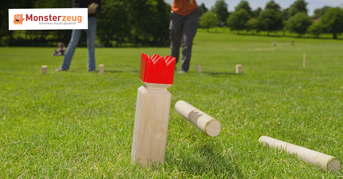 Wikinger Wurfspiel für den Garten Kubb Spiel Set